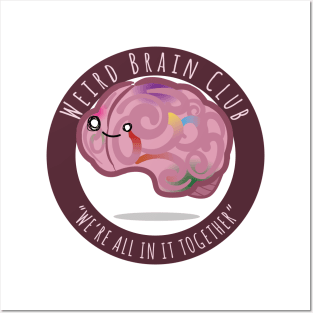 Weird Brain Club Posters and Art